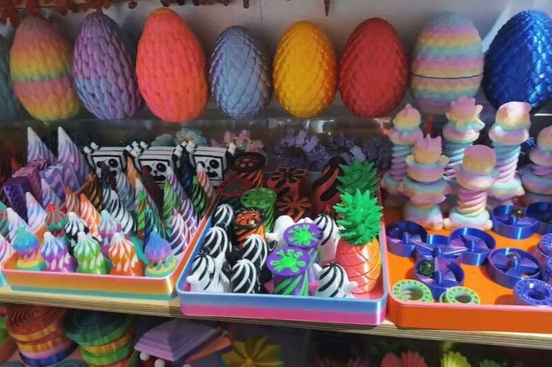 Figurine impresa en 3D con filamento PLA de alta precisión