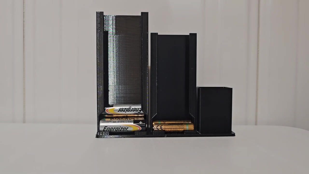 Battery Dispenser — AA, AAA and 9V, gravity fed