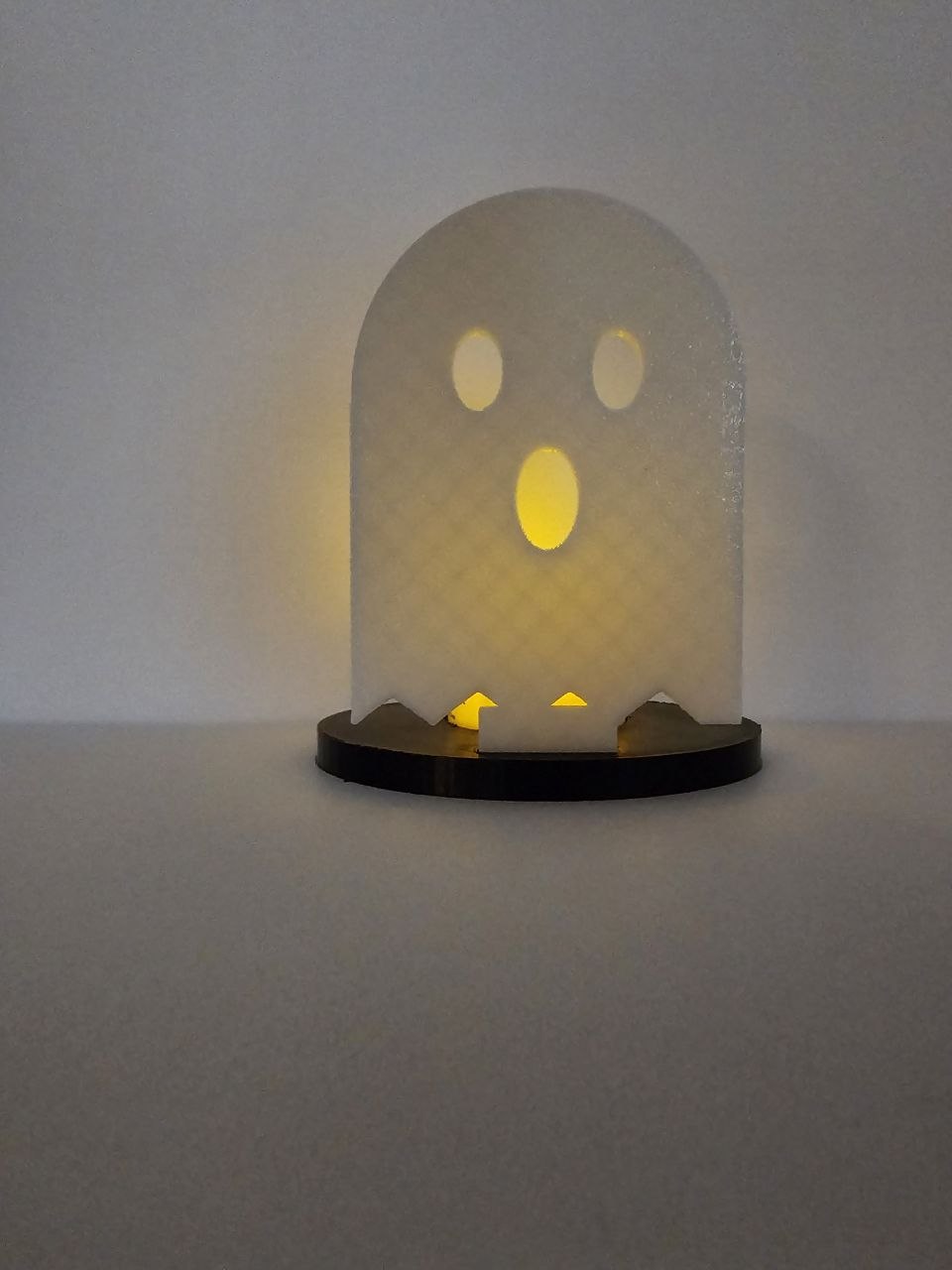 Ghost screen for an LED tea light — Halloween decoration