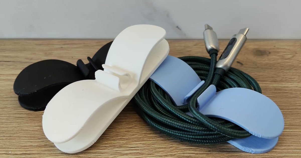 Organizador de cables adhesivo