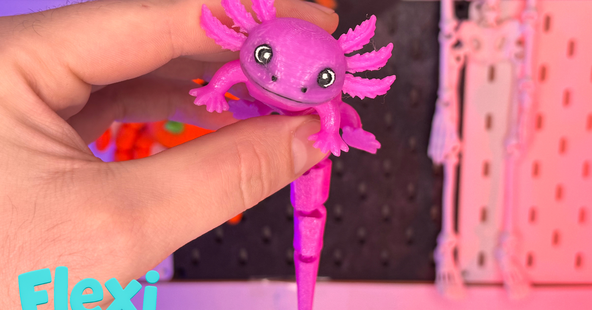 Axolotl flexible articulado