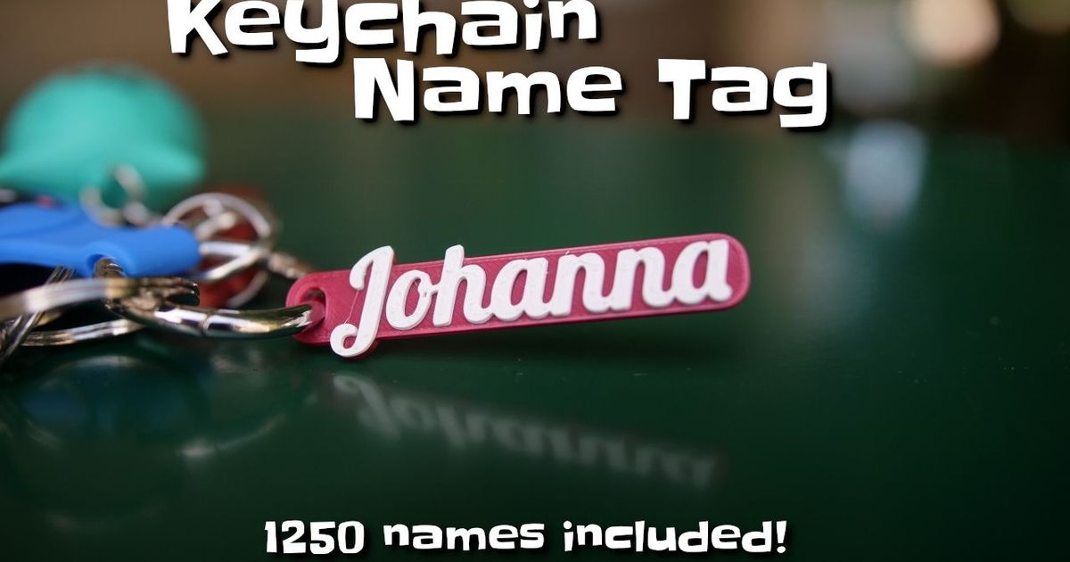 Llavero personalizado con nombre
